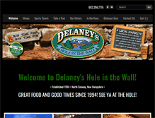 Tablet Screenshot of delaneys.com